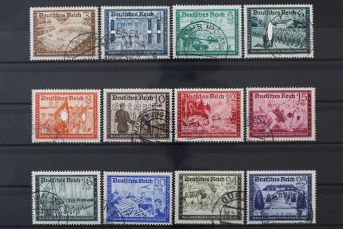 Deutsches Reich, MiNr. 702-713, gestempelt