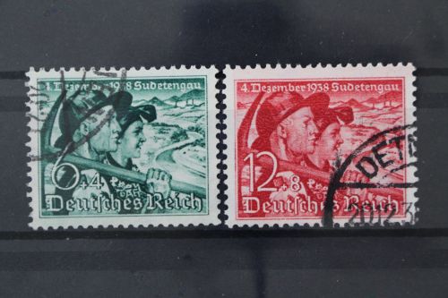 Deutsches Reich, MiNr. 684-685 y, gestempelt
