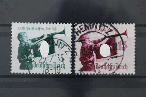 Deutsches Reich, MiNr. 584-585 x, gestempelt