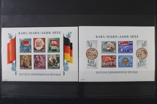 DDR, MiNr. Block 8/9 B, ungebraucht / postfrisch