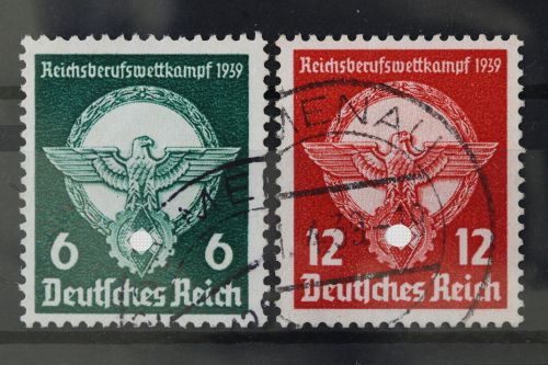 Deutsches Reich, MiNr. 689-690, gestempelt