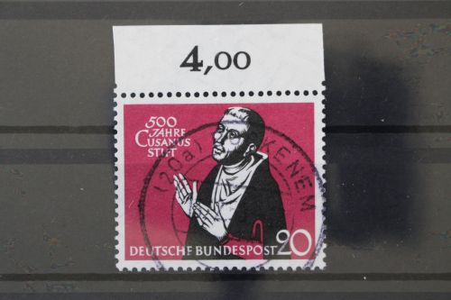Deutschland (BRD), MiNr. 301 Oberrand, zentrisch Bockenem, gestempelt