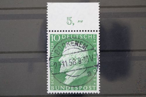 Deutschland (BRD), MiNr. 293 Oberrand, zentrisch Bockenem, gestempelt