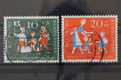 Deutschland (BRD), MiNr. 250-251 zentrisch gestempelt