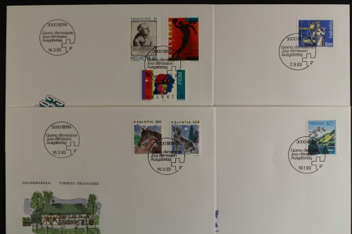 Schweiz, Partie aus 1993, FDC