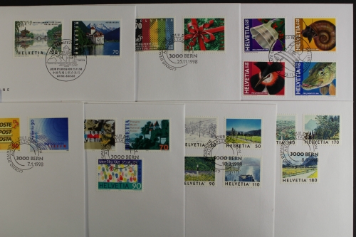 Schweiz, Partie aus 1998, FDC