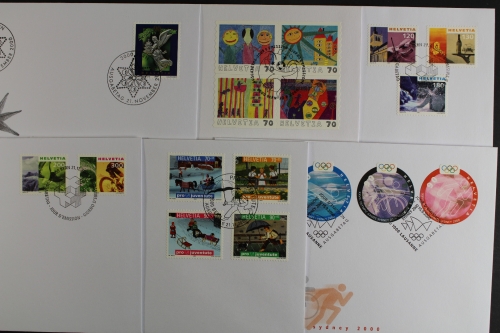 Schweiz, Partie aus 2000, FDC