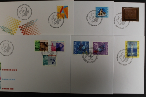 Schweiz, Partie aus 2001, FDC