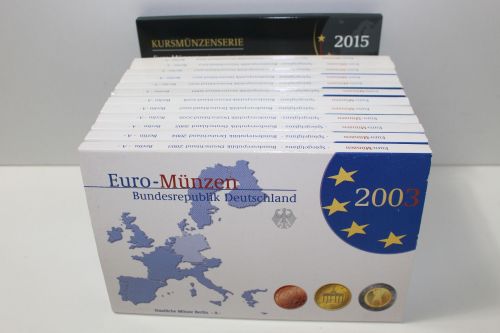 Deutschland Kursmünzensätze 2003-2016 Prägestätte "A", Spiegelglanz
