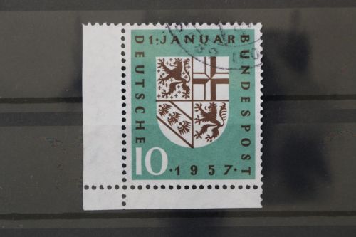 Deutschland (BRD), MiNr. 249, Ecke links unten, gestempelt