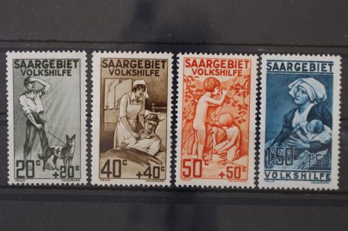 Saargebiet, MiNr. 104-107, postfrisch