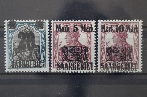 Saargebiet, MiNr. 50-52, postfrisch