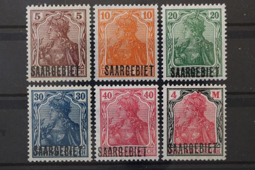 Saargebiet, MiNr. 44-49, postfrisch