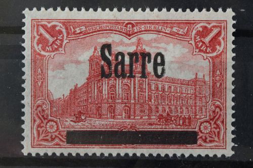 Saargebiet, MiNr. 17 A I, postfrisch, BPP Signatur