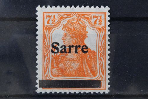 Saargebiet, MiNr. 5 b Type I, postfrisch, BPP Signatur