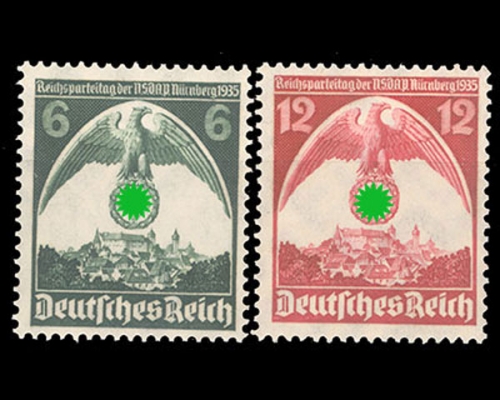 Deutsches Reich, Mi. Nr. 586-587 X, postfrisch