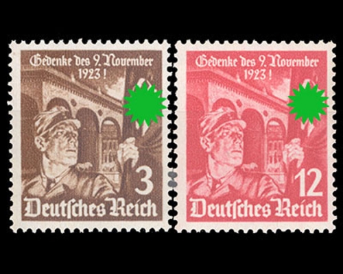 Deutsches Reich, Mi. Nr. 598-599 x, gestempelt
