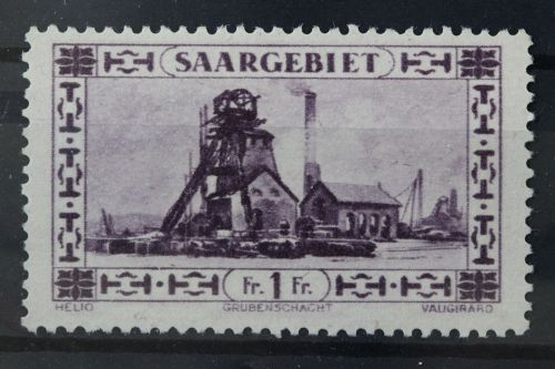 Saargebiet, MiNr. 117, postfrisch