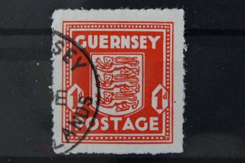 Guernsey, MiNr. 2, gestempelt, BPP Signatur