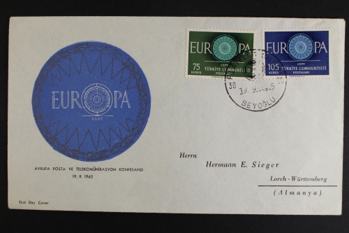 Türkei, MiNr. 1774-1775, FDC