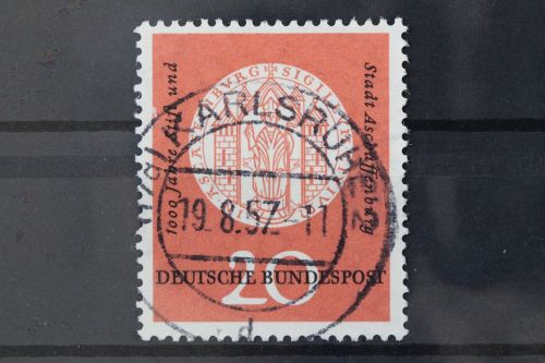 Deutschland (BRD), MiNr. 255 zentrisch Karlsruhe, gestempelt