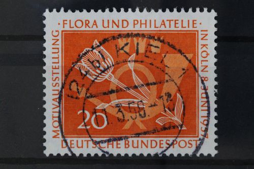 Deutschland (BRD), MiNr. 254 zentrisch Kiel, gestempelt