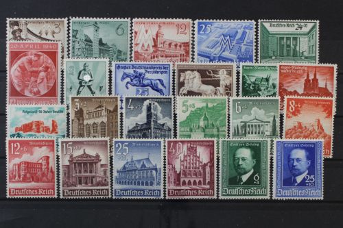 Deutsches Reich, MiNr. 739-761 Jahrgang 1940, postfrisch