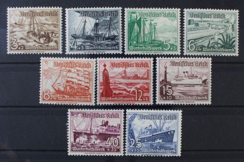 Deutsches Reich, MiNr. 651-659 y, postfrisch, BPP Signatur