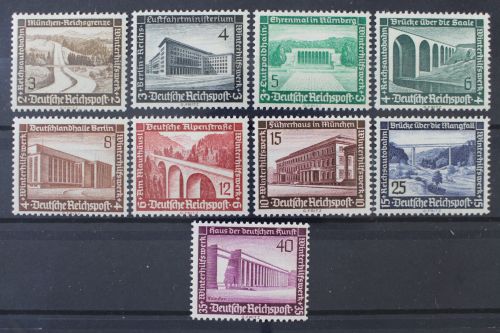 Deutsches Reich, MiNr. 634-642 y, postfrisch