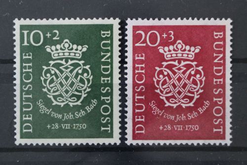 Deutschland (BRD), MiNr. 121-122, Falz