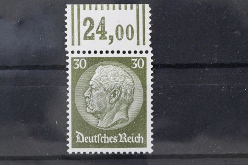 Deutsches Reich, MiNr. 490 Oberrand Walze, postfrisch, BPP Signatur