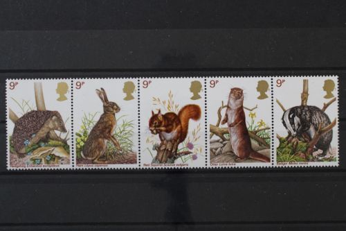 Großbritannien, MiNr. 745-749 Fünferstreifen, postfrisch