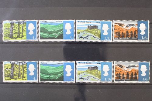 Großbritannien, MiNr. 418-421 x + y, postfrisch