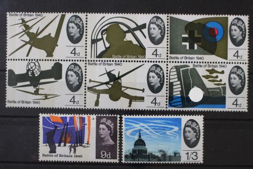 Großbritannien, Flugzeuge, MiNr. 394-401 y, postfrisch