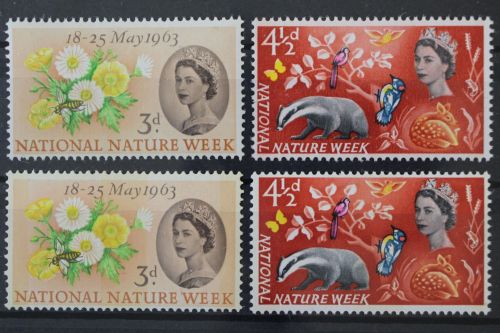 Großbritannien, MiNr. 357-358 x + y, postfrisch