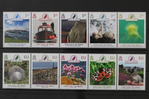 Isle of Man, MiNr. 2684-2693 Fünferstreifen, postfrisch