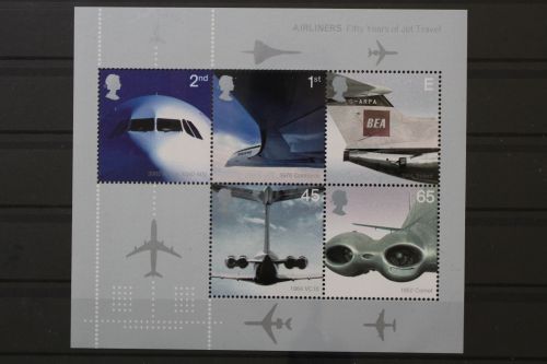 Großbritannien, Flugzeuge, MiNr. Block 13, postfrisch