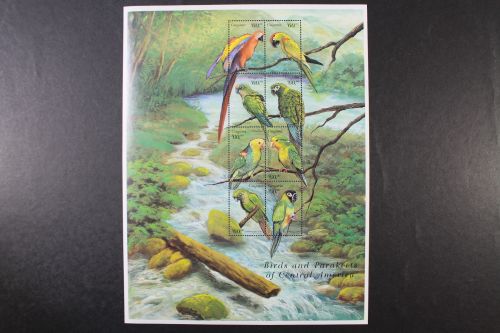 Guyana, Vögel, MiNr. 6637-6644 Kleinbogen, postfrisch