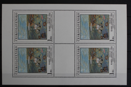Tschechoslowakei, MiNr. 2933 Kleinbogen, postfrisch