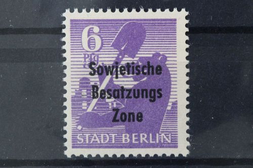Sowjetische Zone, MiNr. 201 A wb zt, postfrisch, BPP Signatur