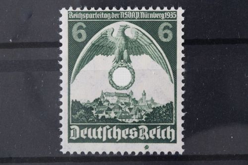 Deutsches Reich, MiNr. 586 Farbfleck, postfrisch