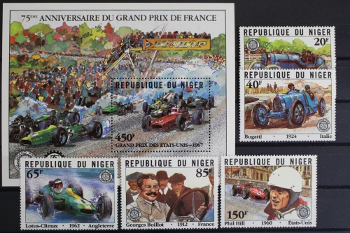 Niger, MiNr. 773-777 + Block 35, postfrisch