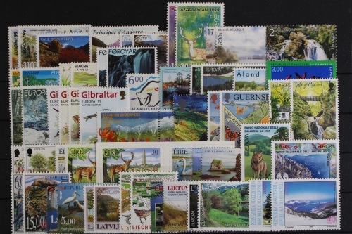 Europa Union (CEPT) Jahrgang 1999, 57 Länder, postfrisch/MNH