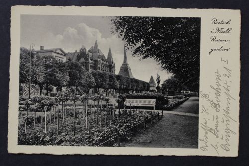 Rostock, Partie im Rosengarten