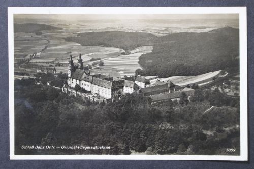 Schloß Banz Oberfranken, Original-Fliegeraufnahme