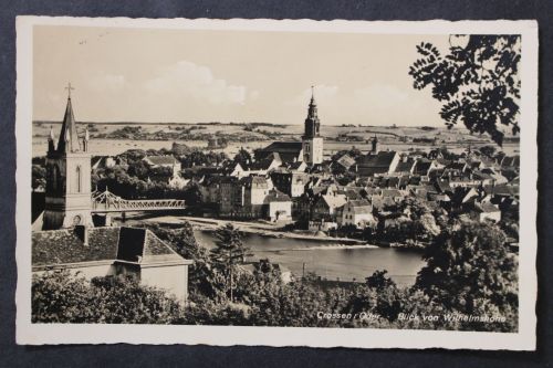 Crossen an der Oder, Blick von Wilhelmshöhe