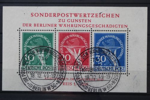 Berlin, MiNr. Block 1, gestempelt, BPP Fotoattest