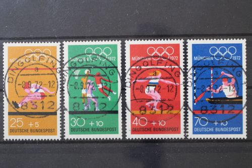 Deutschland (BRD), MiNr. 734-737 zentrisch Dingolfing, gestempelt