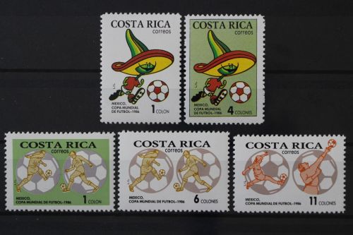 Costa Rica, MiNr. 1296-1300 I, postfrisch