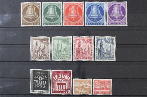 Berlin, MiNr. 101-113, Jahrgang 1956, postfrisch
